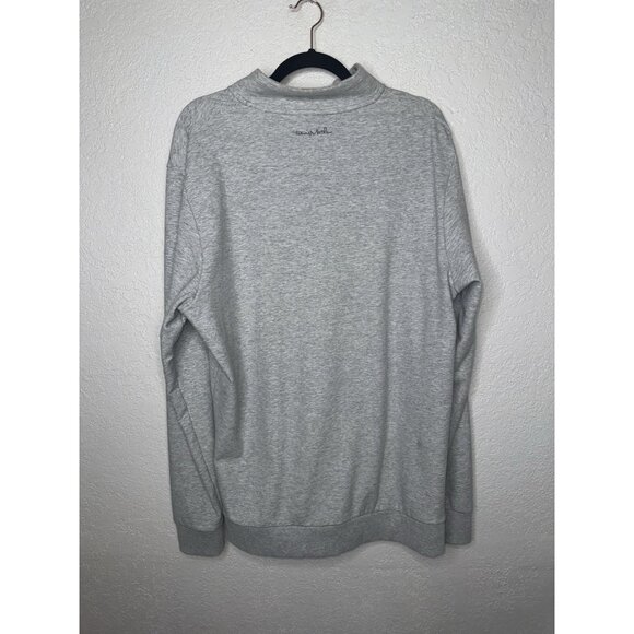 Travis Matthew Gray Long Sleeve 1/4 Zip Pullover Sweatshirt Soft Men’s E - Picture 6 of 9